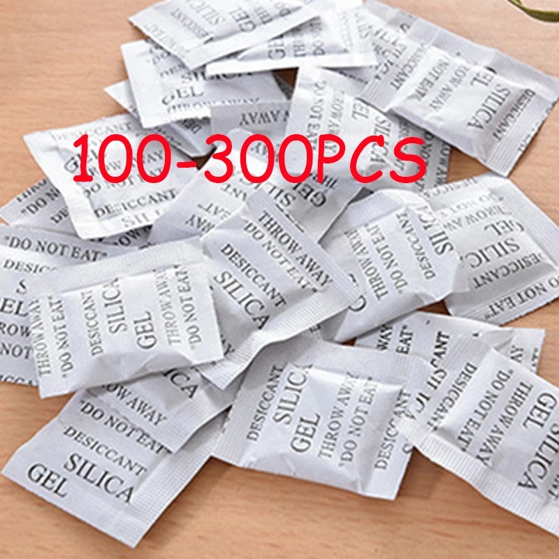 Food Storage Cabinet For Kitchen - 100-300PCS Packs Non-Toxic Silica Gel Desiccant