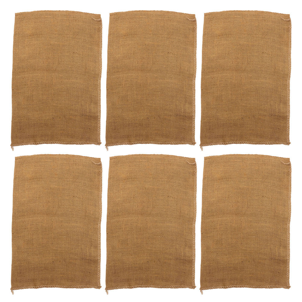 Food Storage Reusable Bags - 6Pcs Reusable Woven Burlap Potato Bags