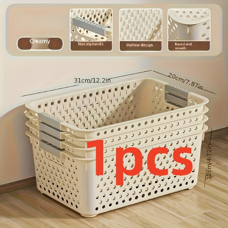Food Storage Cabinet For Kitchen - Large-capacity plastic storage box with an