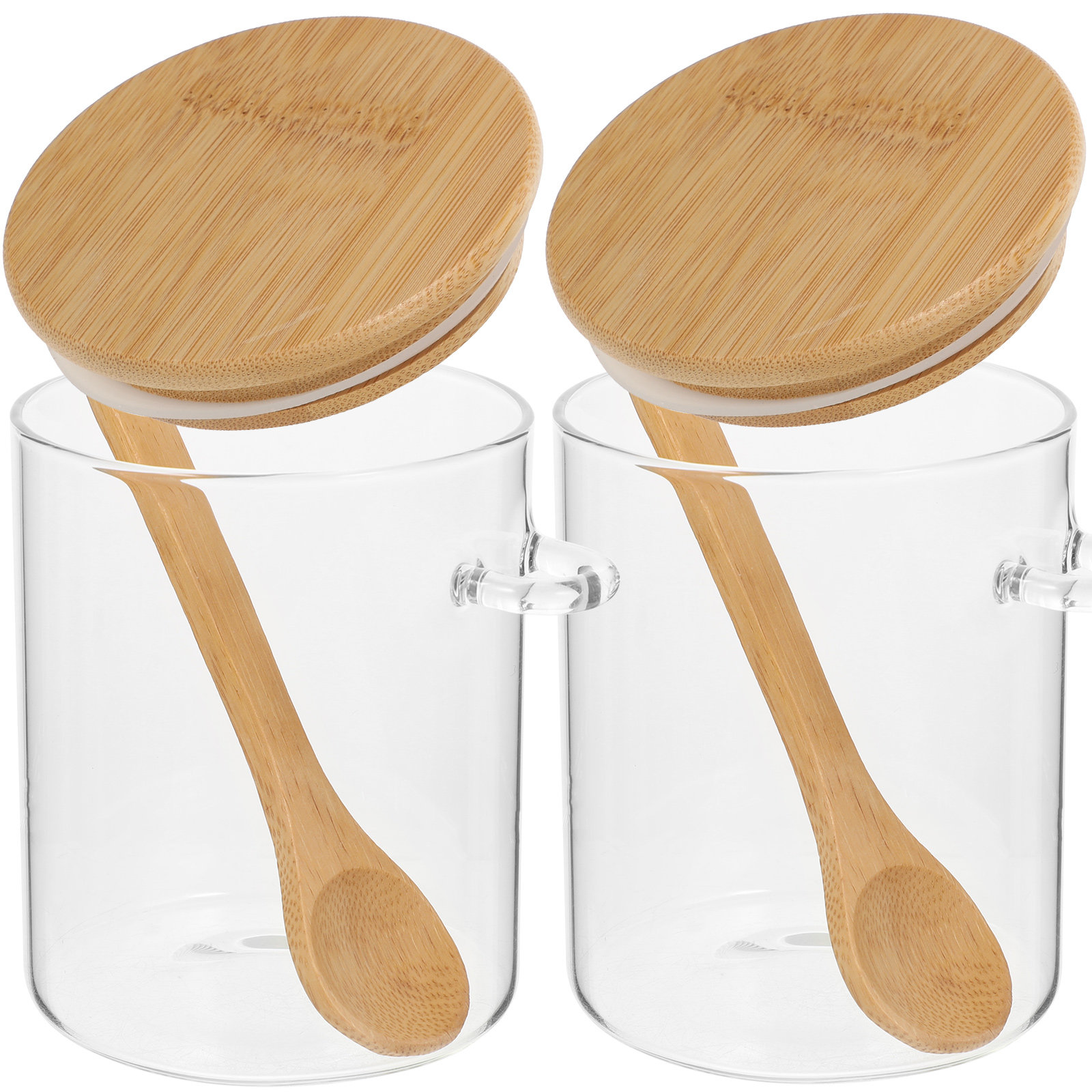 Food Storage Containers Glass - 2 Pcs Flour Sugar Storage Containers