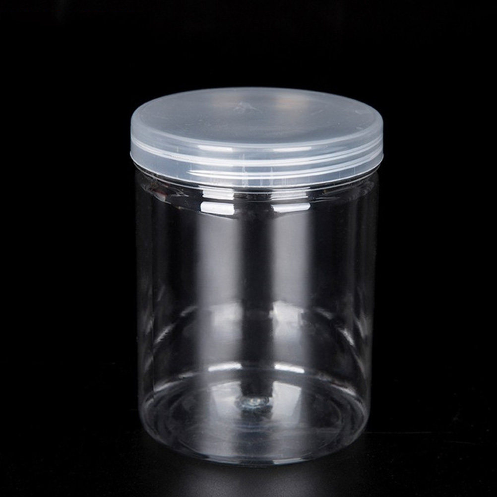 Food Storage Jars - 10Pcs Clear High-Grade Plastic Food Storage