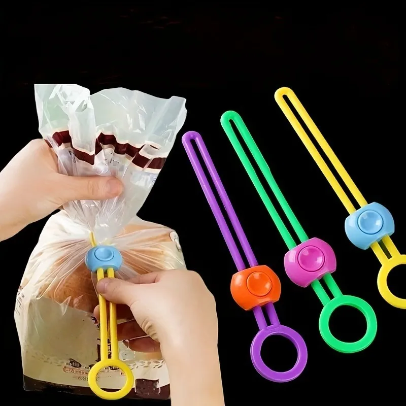 Food Storage Reusable Bags - 5/10PCS Portable Food Sealing Clip Reusable