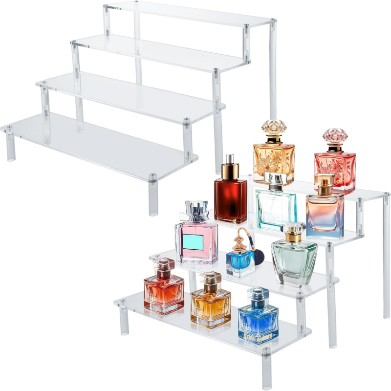 Food Storage Types - Large Acrylic Display Risers, Perfume Stand