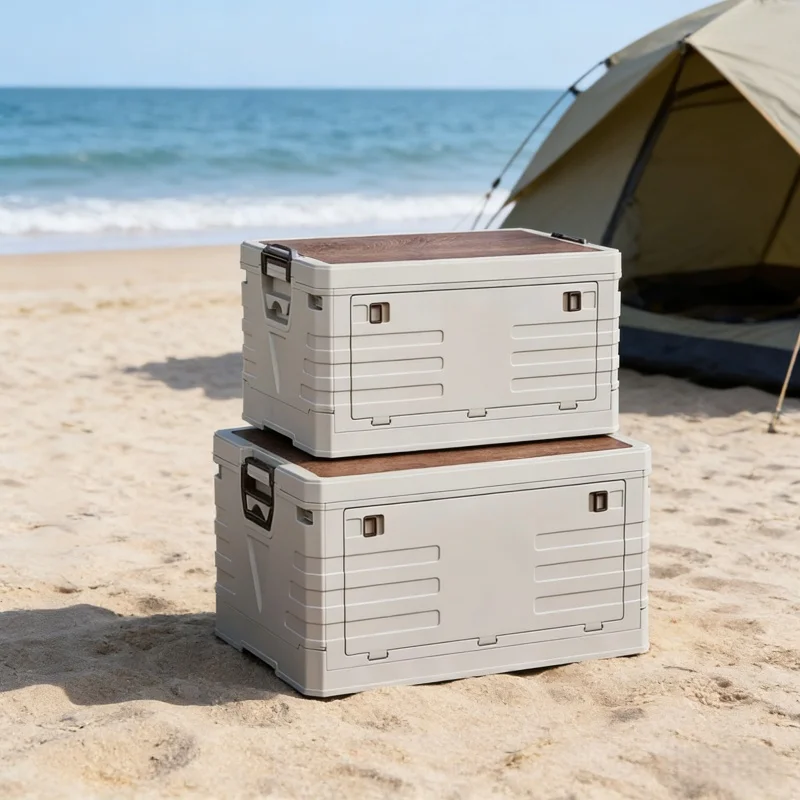 Food Storage Box Large - Car Storage Bin Outdoor Camping Foldable
