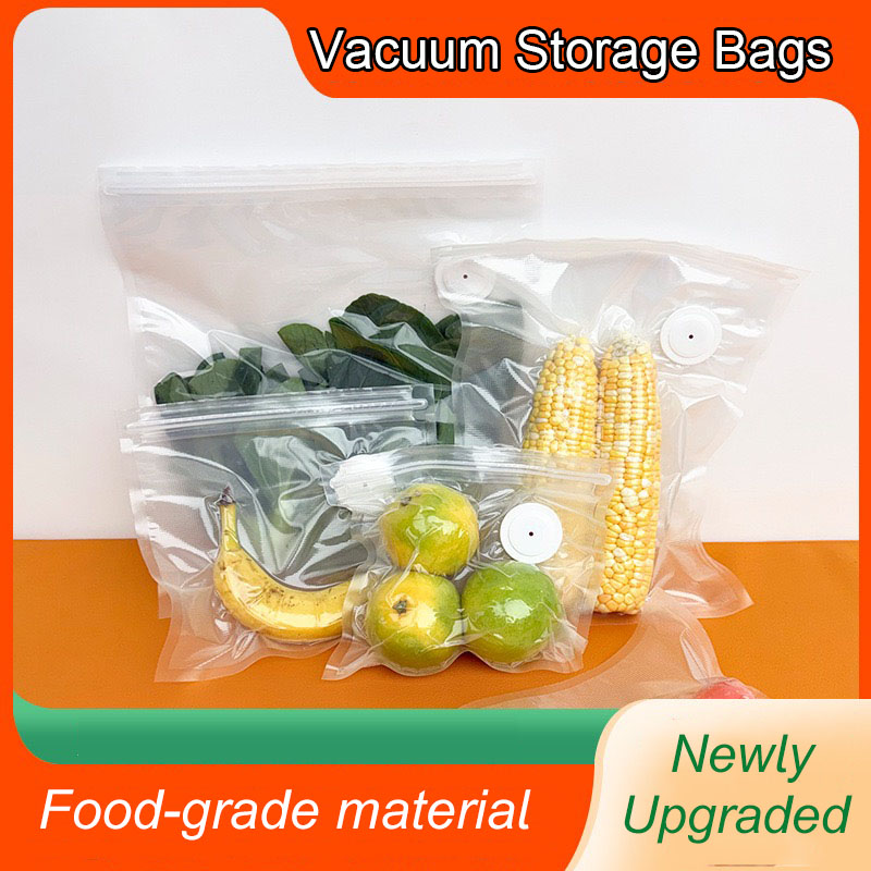 Food Storage Reusable Bags - New Reusable Air Vacuum Storage Bags