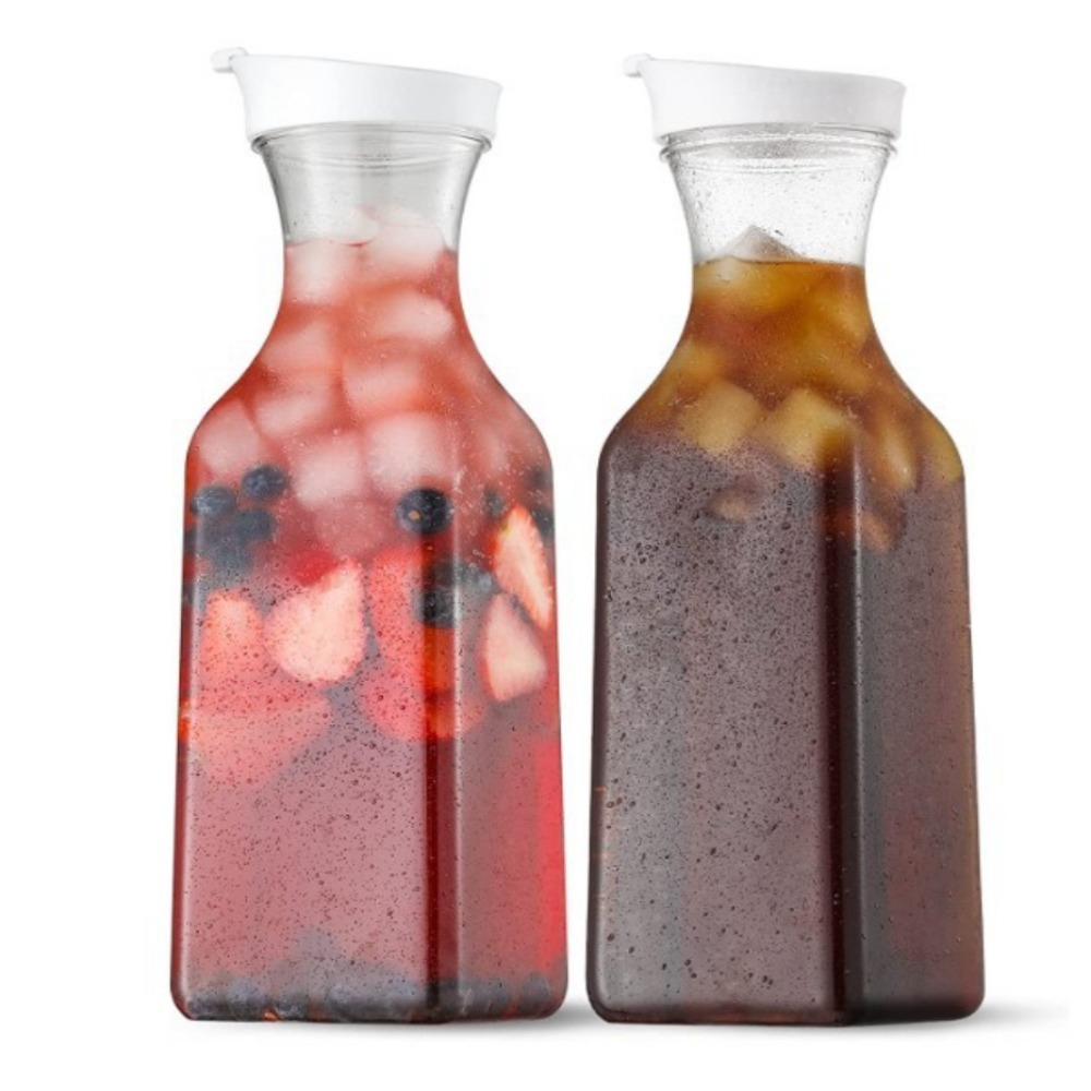 Food Storage Box Large - Simple 32OZ 1000ML Juice Carafe Square
