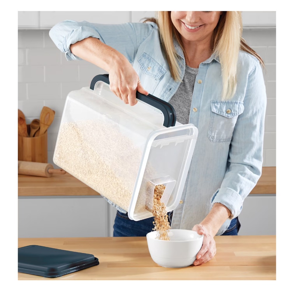 Food Storage Plastic Containers With Lids - Large Capacity Plastic Food Storage Container