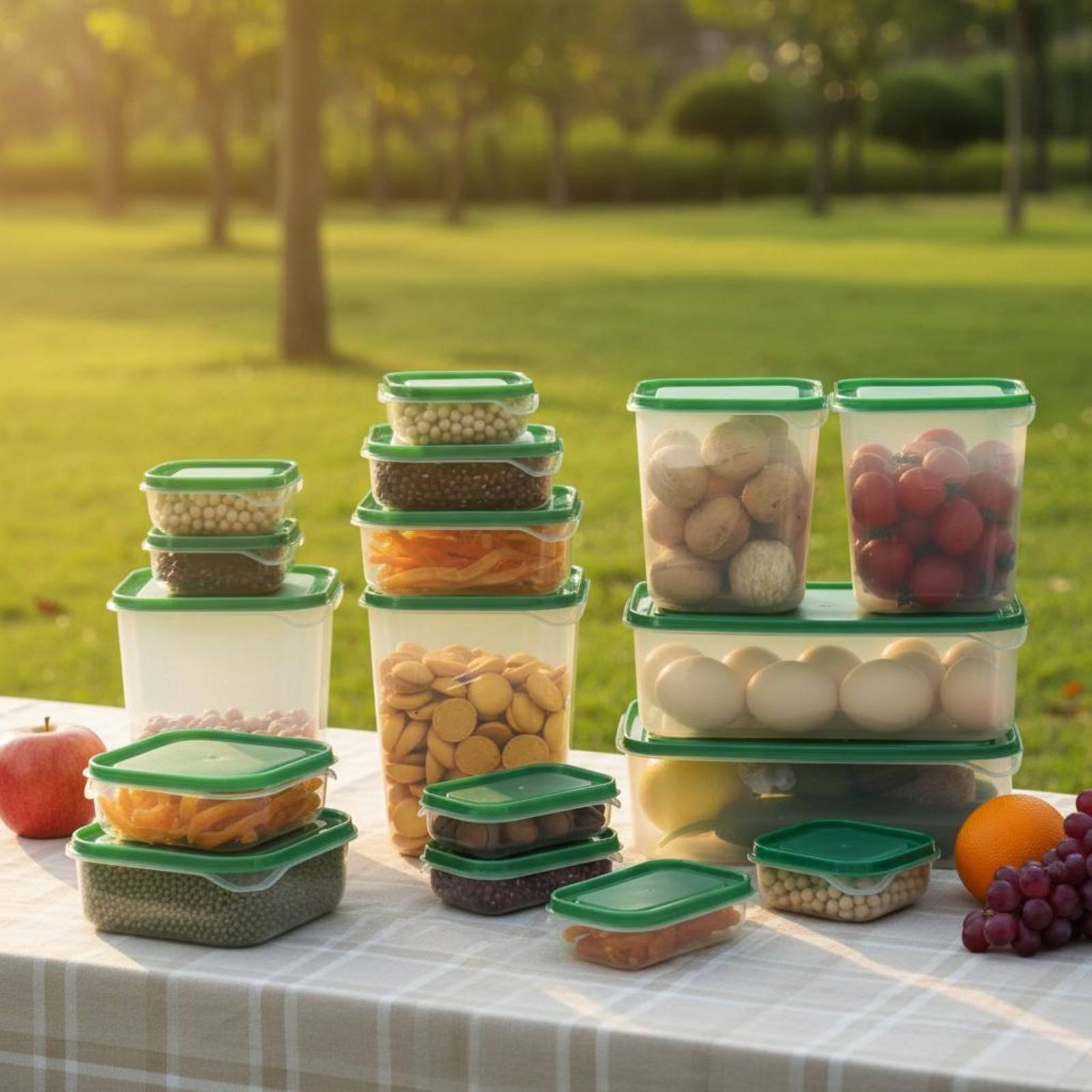 17 Pieces Fridge Storage Box S - Food Storage Plastic Containers With Lids recension och pris