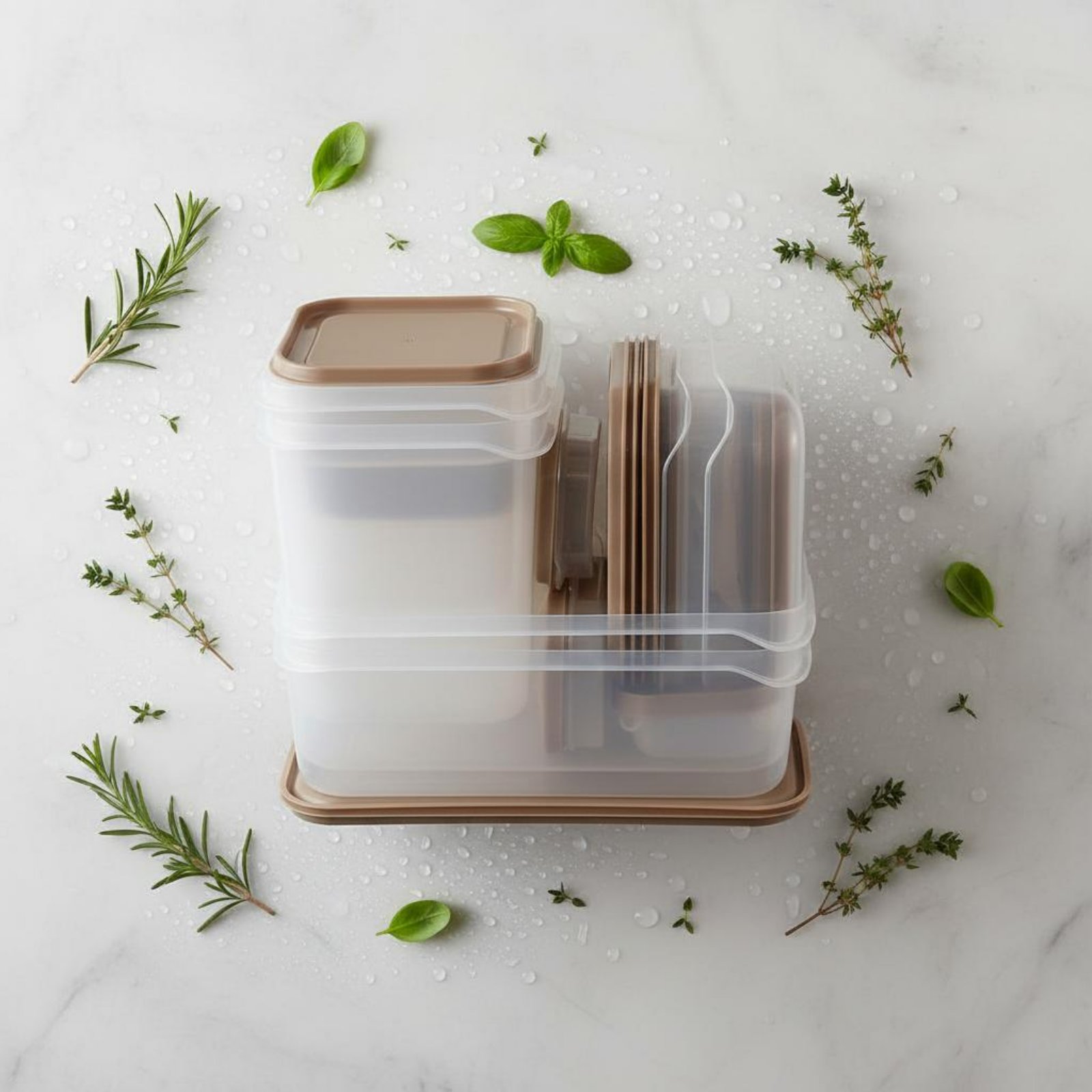 17 Pieces Fridge Storage Box S - Food Storage Plastic Containers With Lids recension och pris