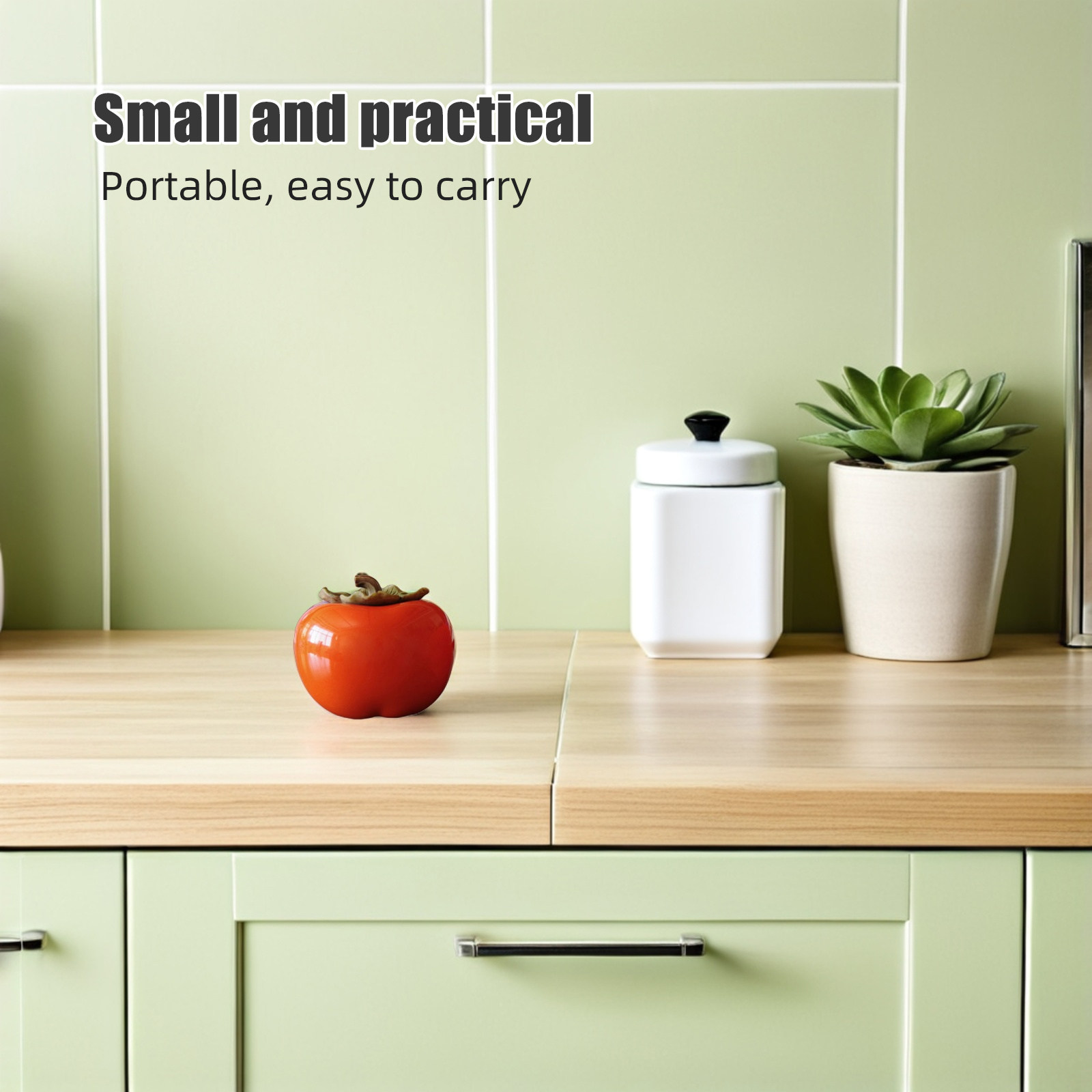 2Pcs Orange Persimmon Style Ce - Food Storage Jars recension och pris