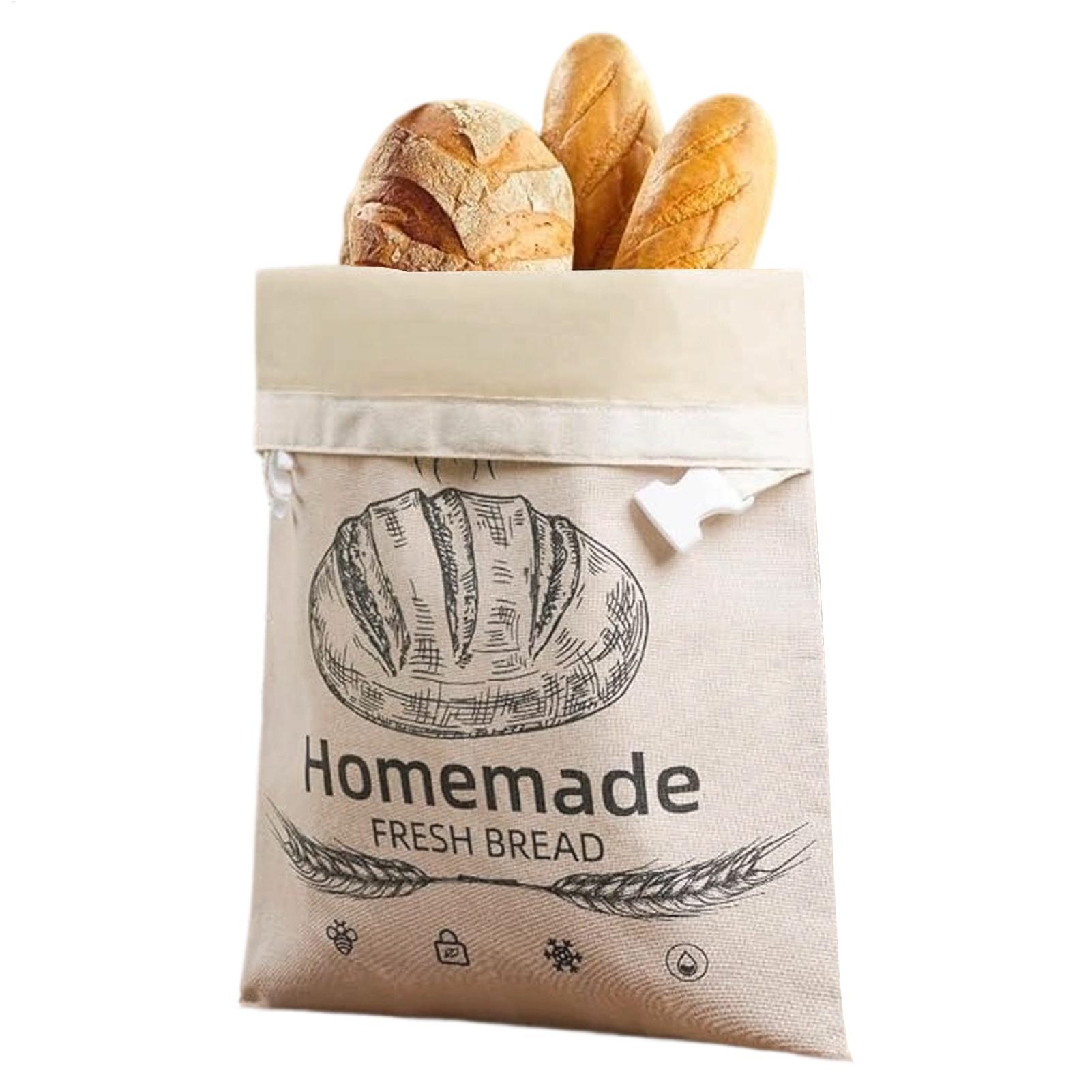 Linen Bread Bag Reusable Bags  - Food Storage Reusable Bags recension och pris