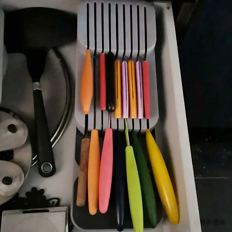 Practical Drawer Knife Storage - Food Storage Cabinet For Kitchen recension och pris