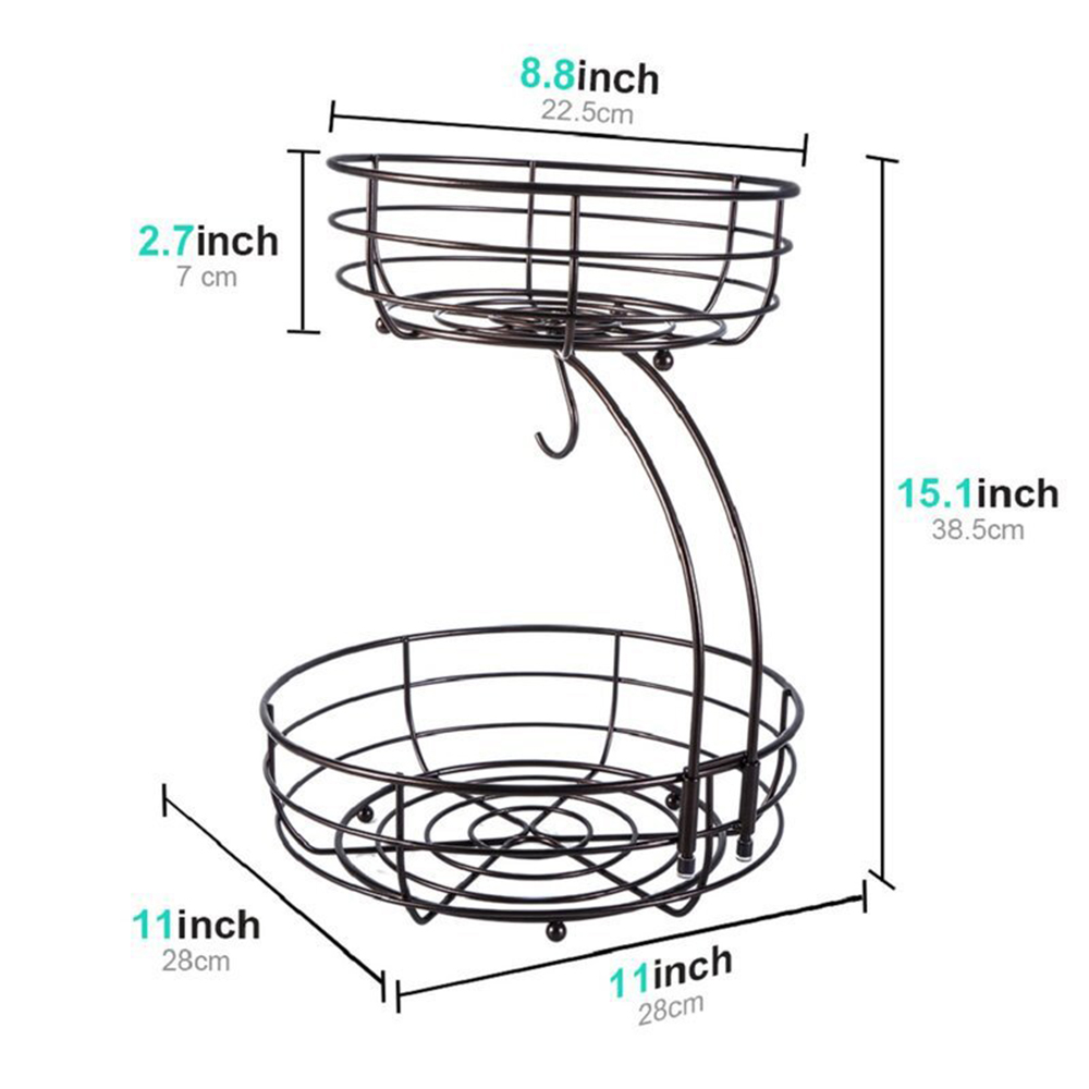 LMETJMA 2-Tier Countertop Frui - Food Storage Types recension och pris