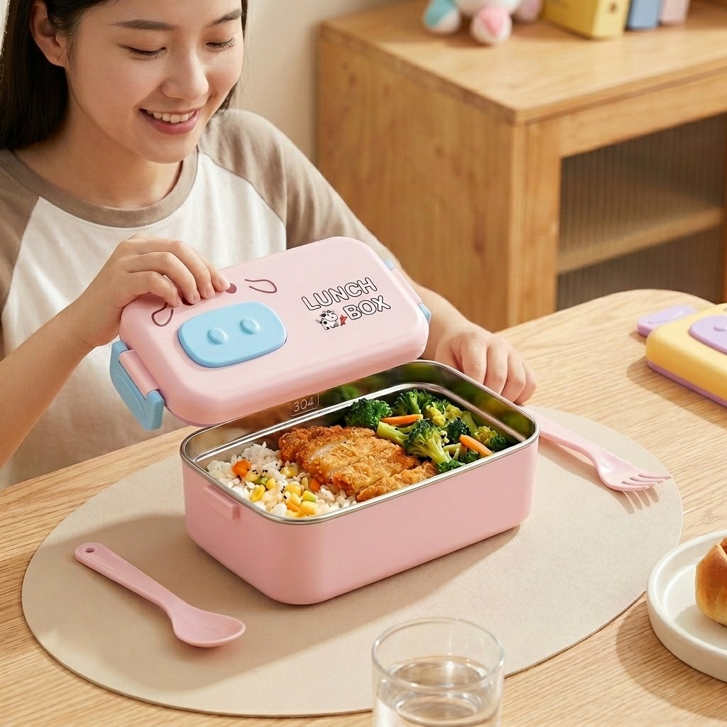 304 Stainless Steel Bento Box  - Food Storage Cabinet For Kitchen recension och pris