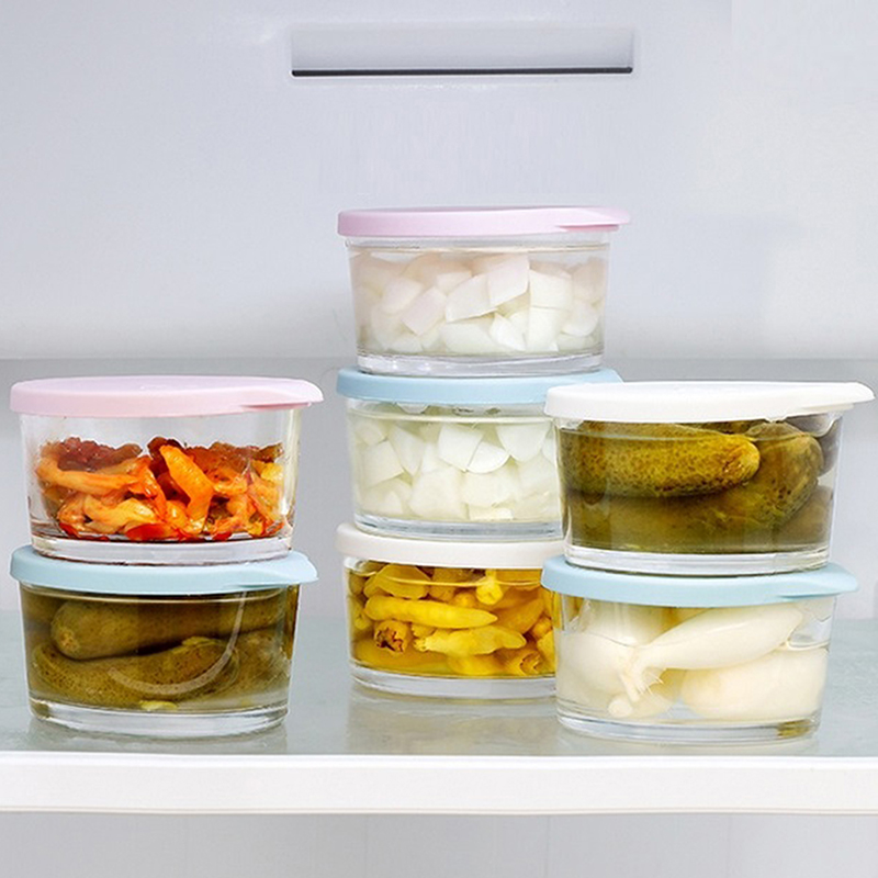 ●Microwave Safe Round Food Sto - Food Storage Containers Glass recension och pris