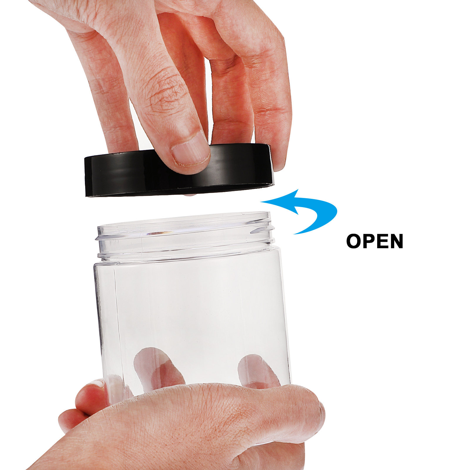 12Pcs Clear Plastic Sealed Can - Food Storage Jars recension och pris