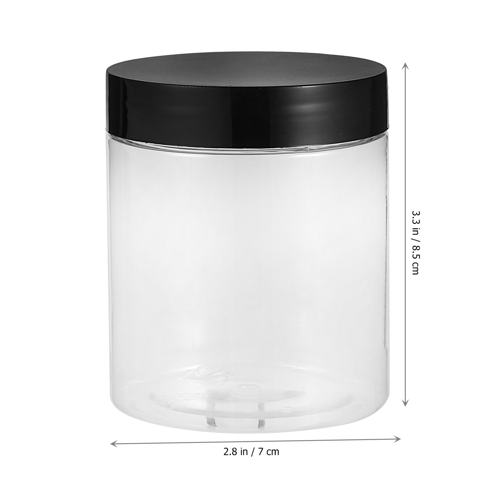 12Pcs Clear Plastic Sealed Can - Food Storage Jars recension och pris