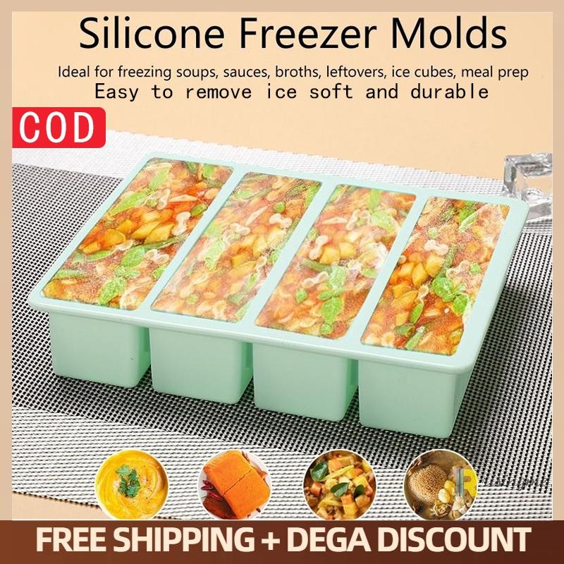 Extra Large Silicone Food Tray - Food Storage Box Large recension och pris