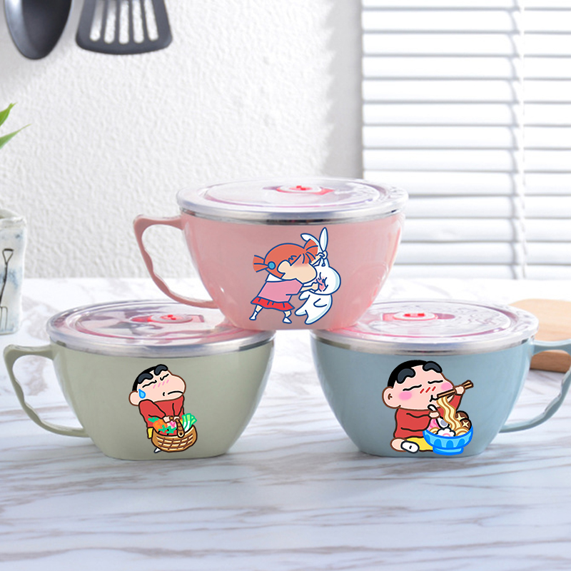 Crayon Shin-chan Noodle Bowl L - Food Storage Box Large recension och pris