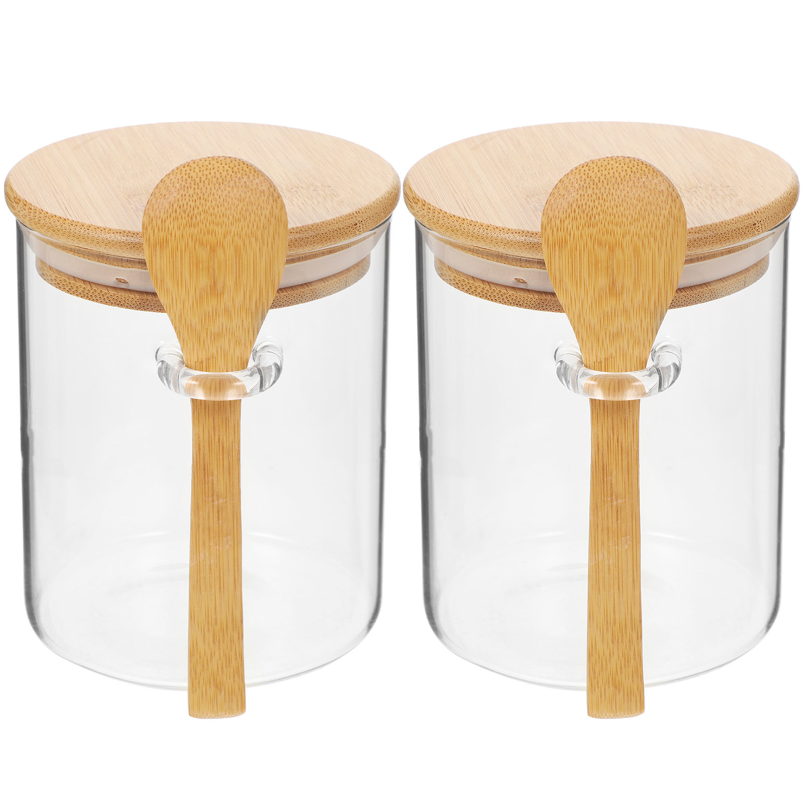 2 Pcs Flour Sugar Storage Cont - Food Storage Containers Glass recension och pris