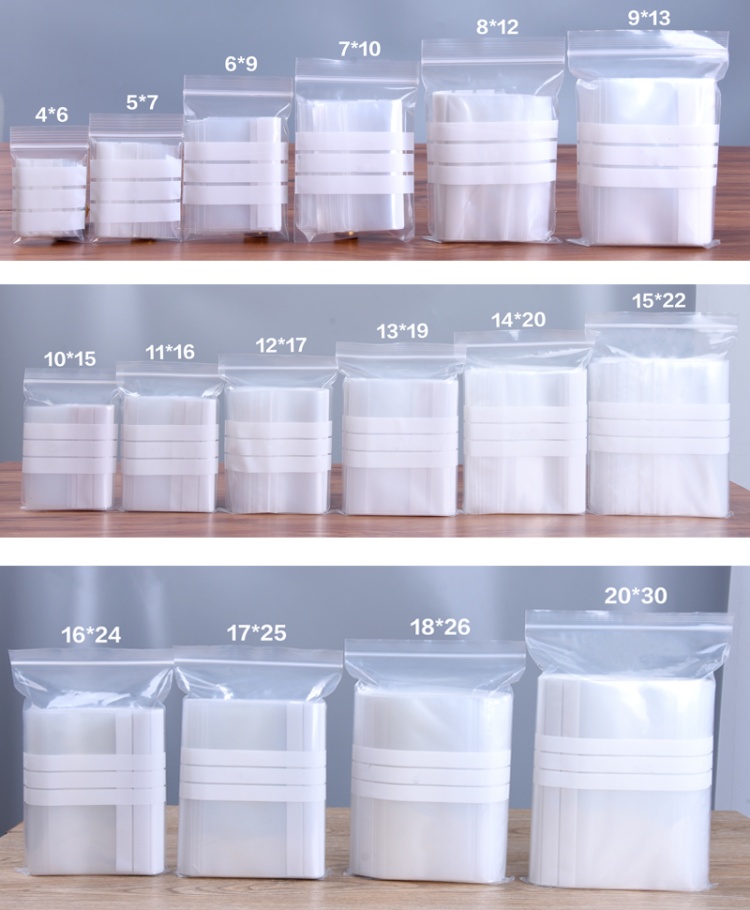 200PCS PE Clear Plastic Writin - Food Storage No Plastic recension och pris