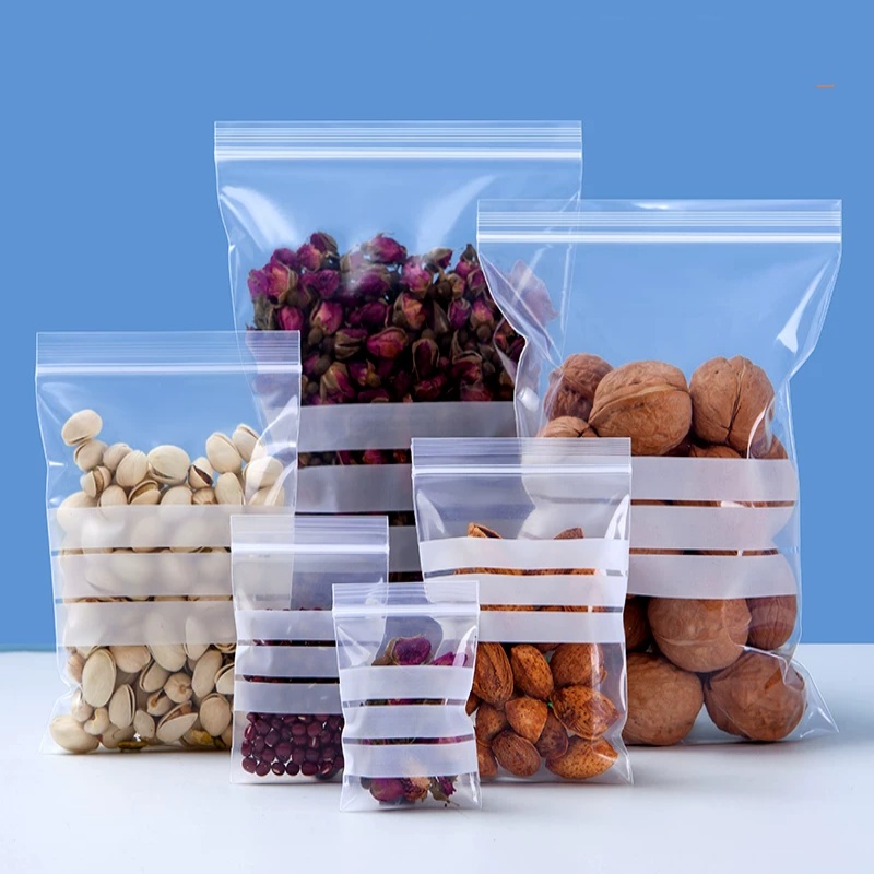 200PCS PE Clear Plastic Writin - Food Storage No Plastic recension och pris