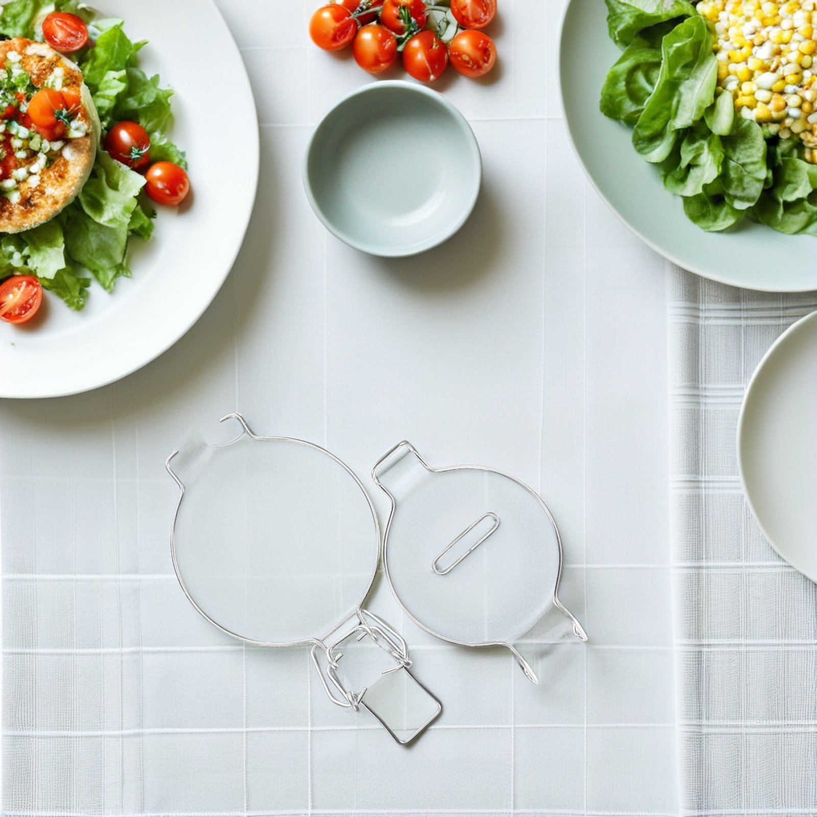 4Pcs Stainless Steel Wire Lock - Food Storage Jars recension och pris