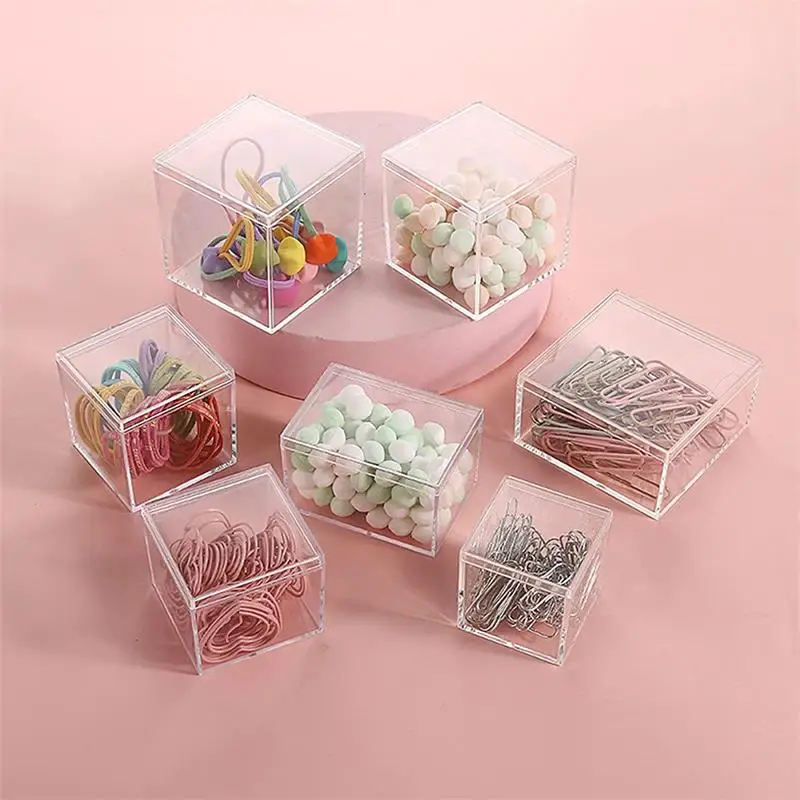 12 PCS Transparent Acrylic Box - Food Storage No Plastic recension och pris