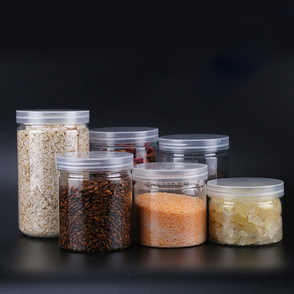 10Pcs Clear High-Grade Plastic - Food Storage Jars recension och pris