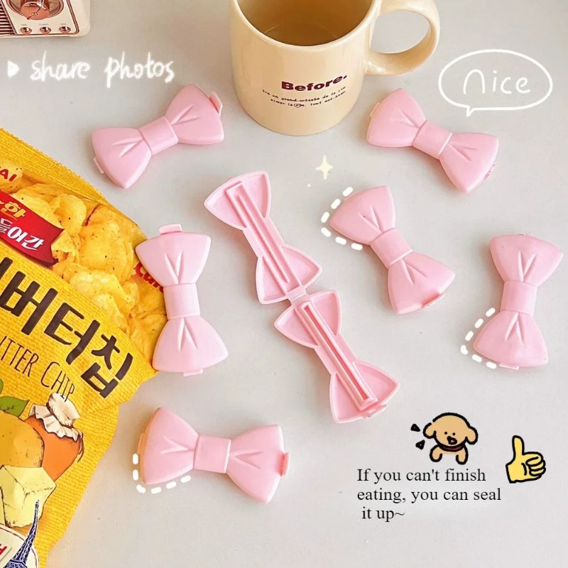 5PCS Kawaii Food Sealing Clip  - Food Storage Reusable Bags recension och pris
