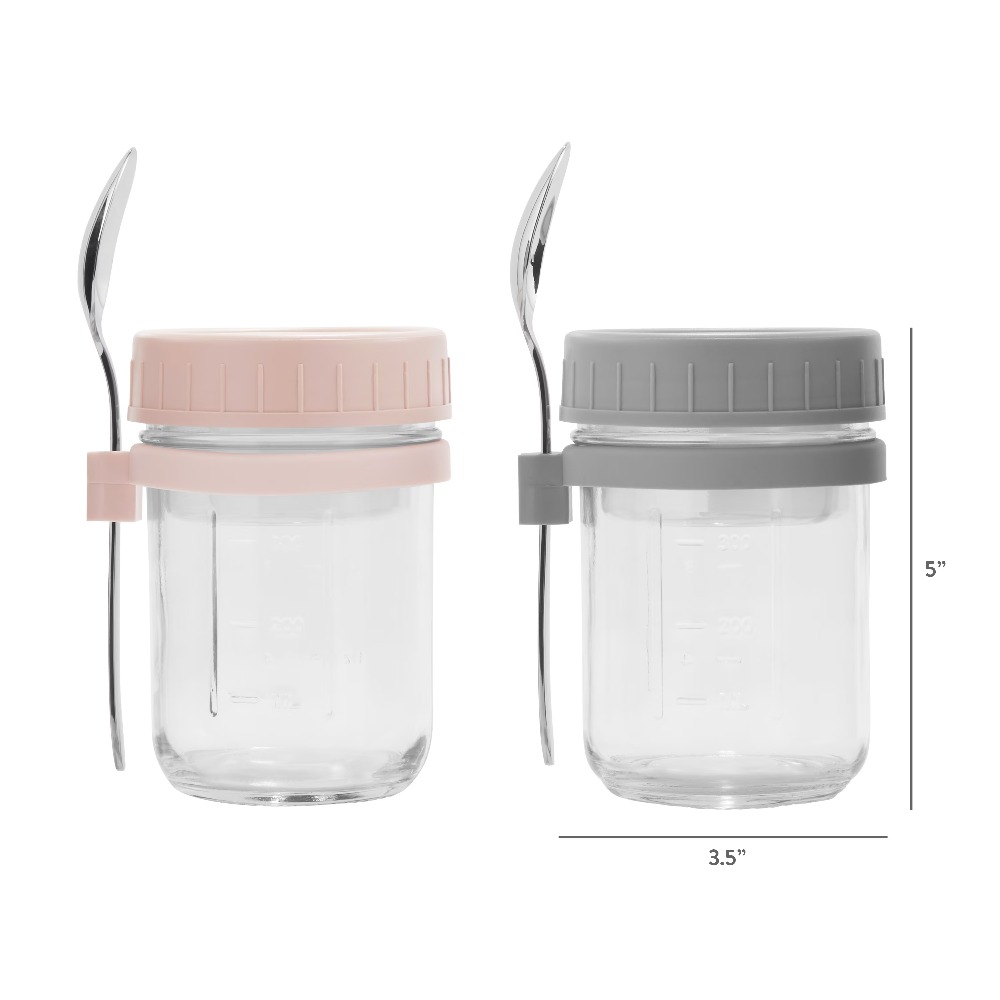 Portable Overnight Oats Food J - Glass Meal Prep Container recension och pris