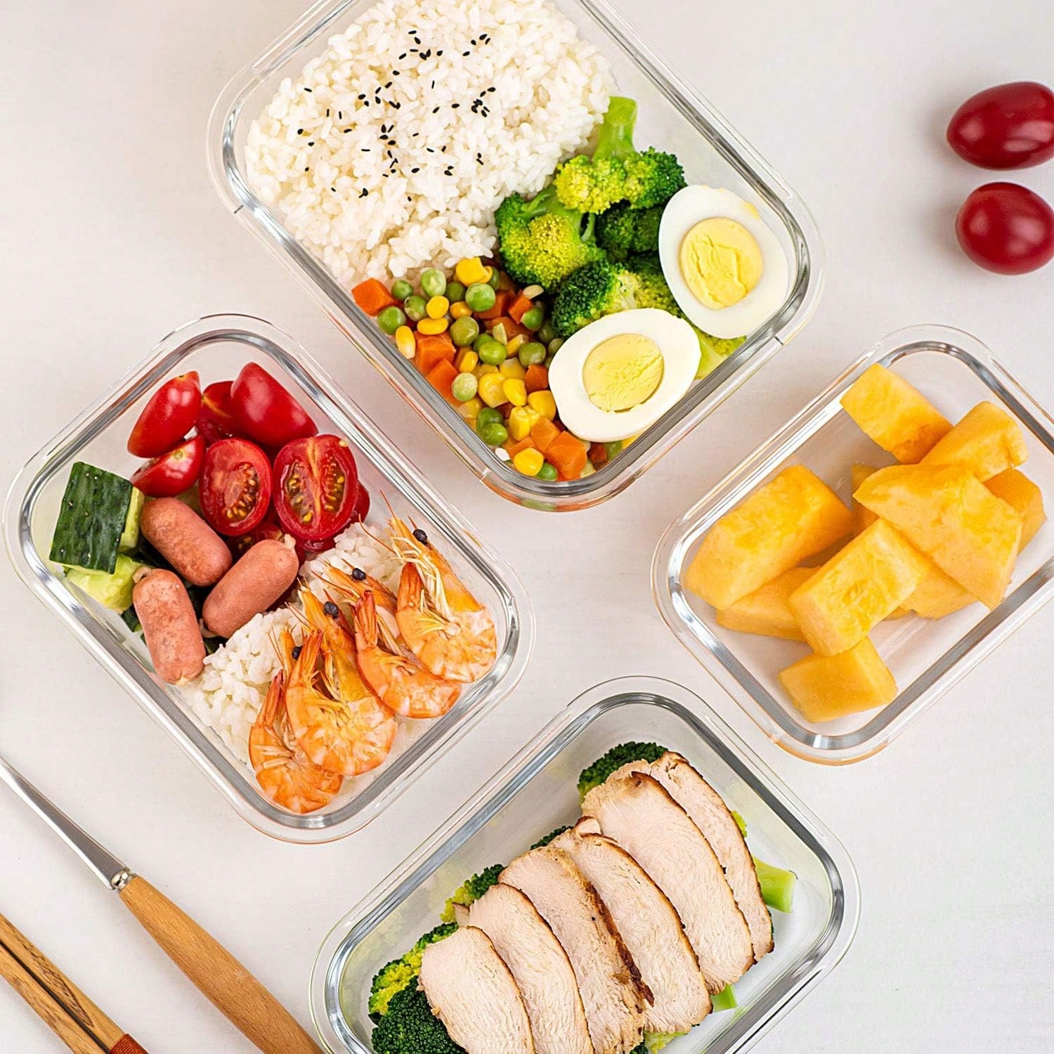 10 Pack Glass Meal Prep Contai - Glass Meal Prep Container recension och pris