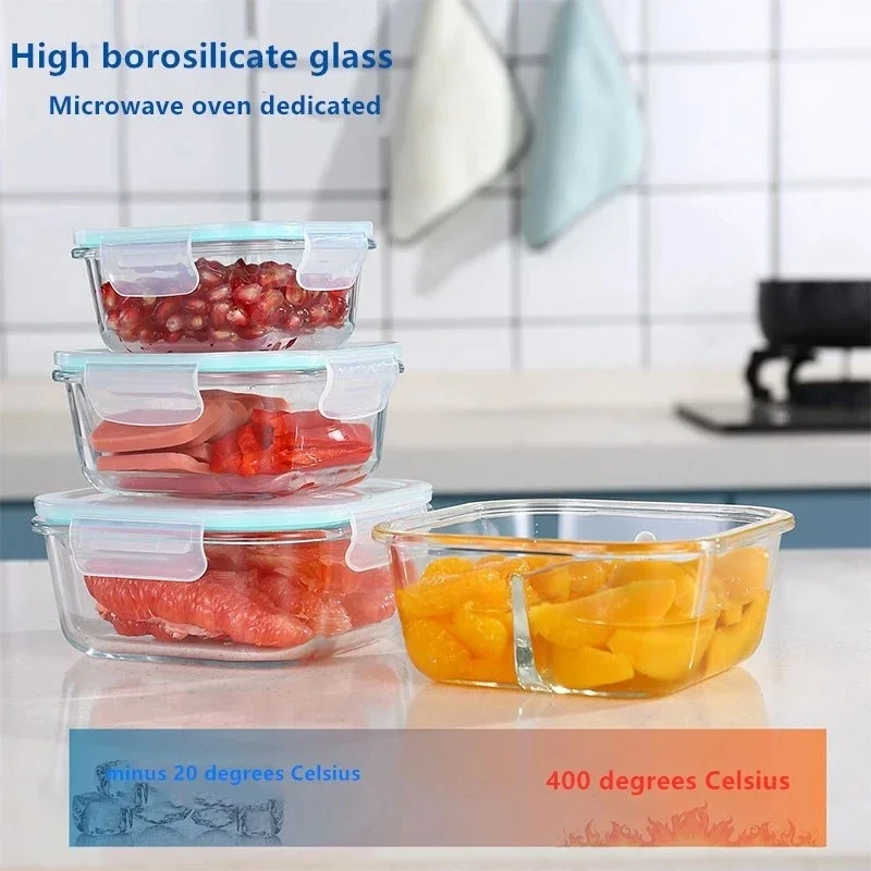 Glass Fresh-Keeping Box high B - Glass Meal Prep Container recension och pris
