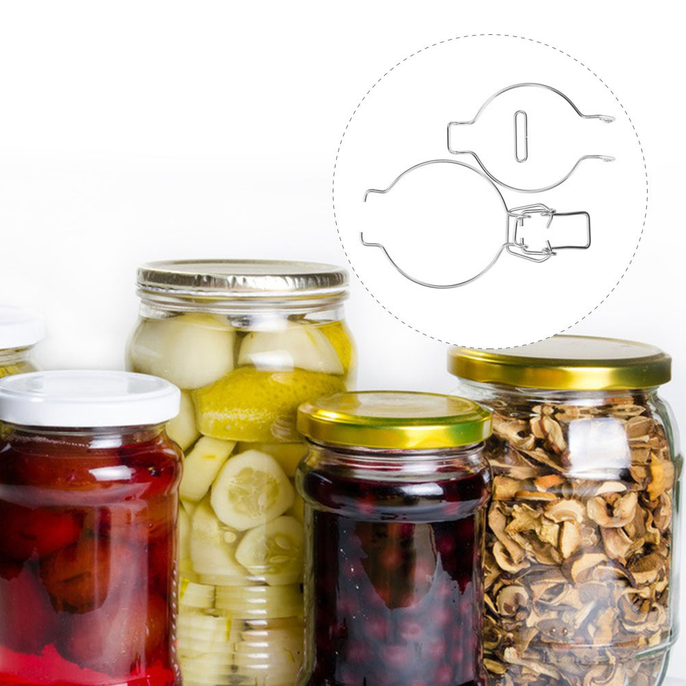 12Pcs Glass Jar Wire Clamps St - Food Storage Jars recension och pris