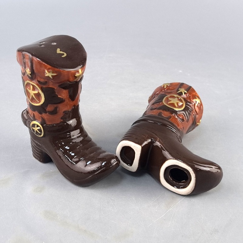 Vintage Boots Ceramic Spice Ja - Food Storage Jars recension och pris