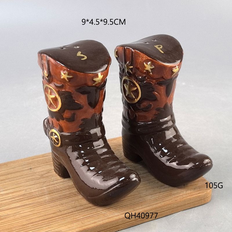 Vintage Boots Ceramic Spice Ja - Food Storage Jars recension och pris