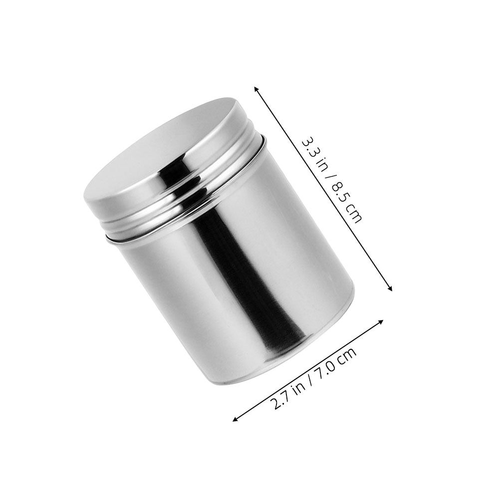 2Pcs Stainless Steel Canisters - Food Storage Jars recension och pris