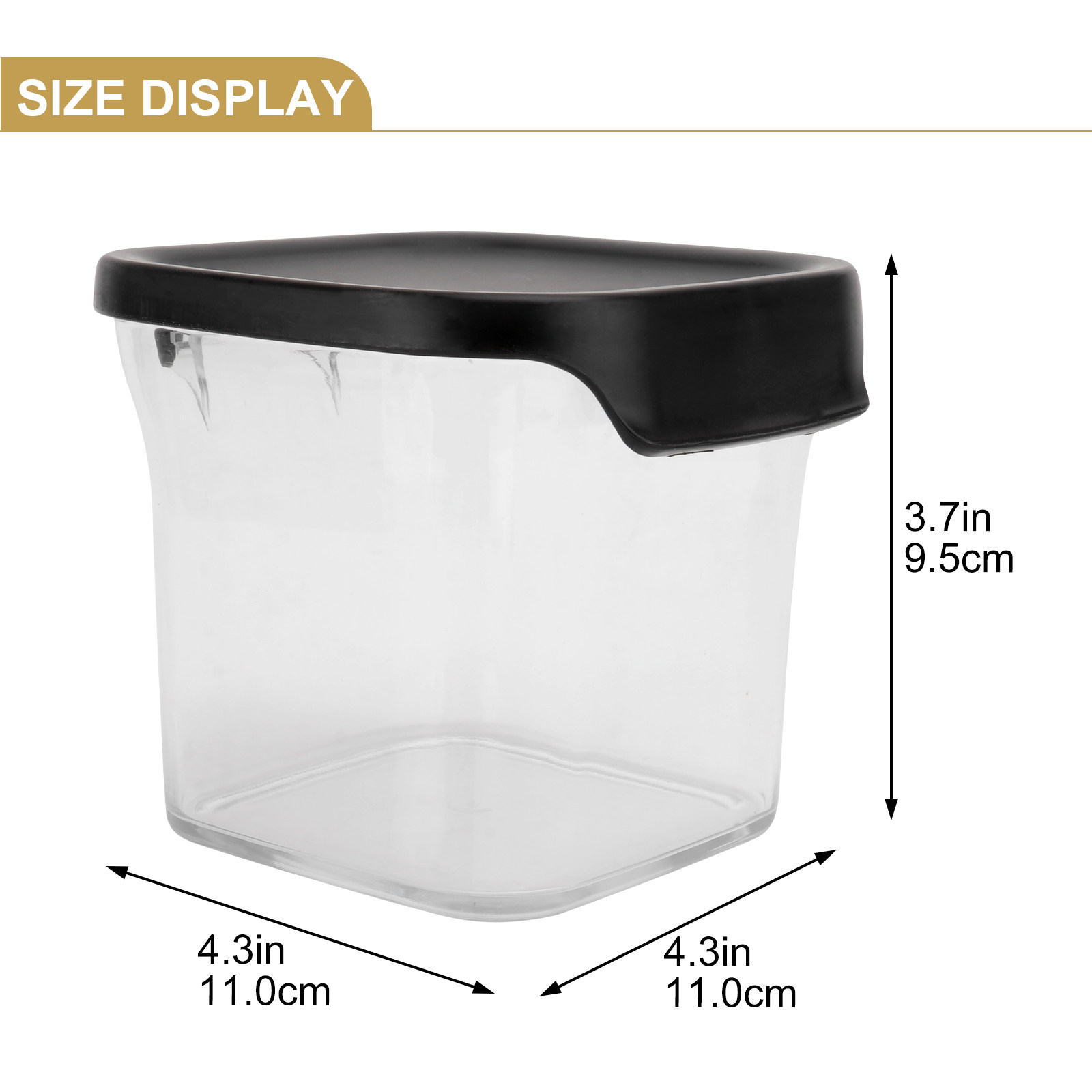 630Ml Food-Grade Transparent A - Food Storage Jars recension och pris