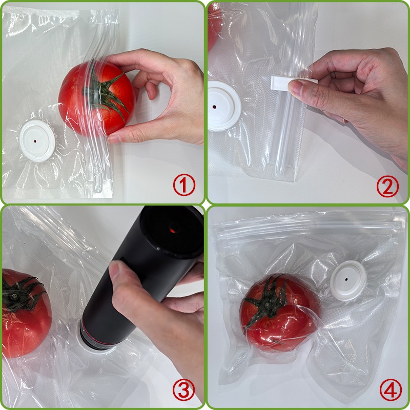 New Reusable Air Vacuum Storag - Food Storage Reusable Bags recension och pris