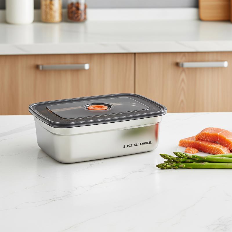 Stainless Steel Sealed Lunch B - Food Storage Box Large recension och pris