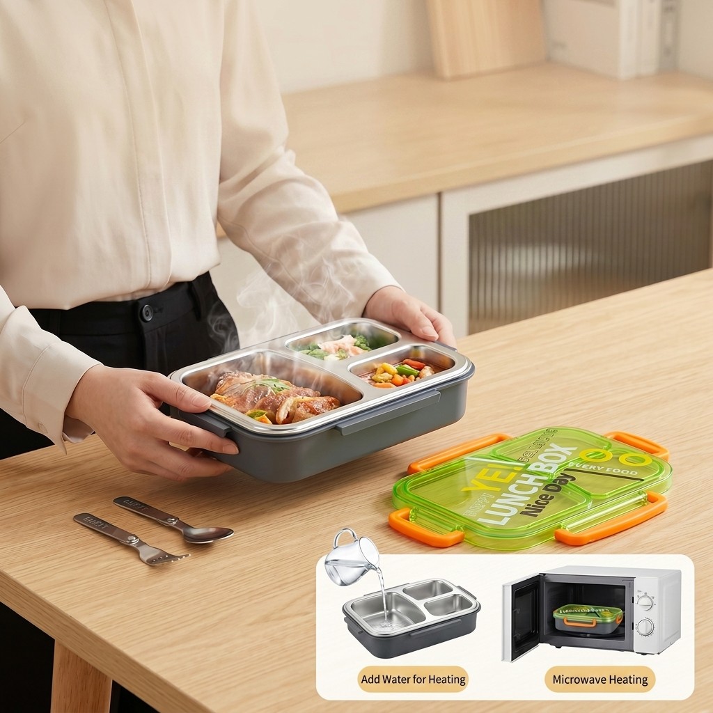 Microwavable 304 Stainless Ste - Food Storage Cabinet For Kitchen recension och pris