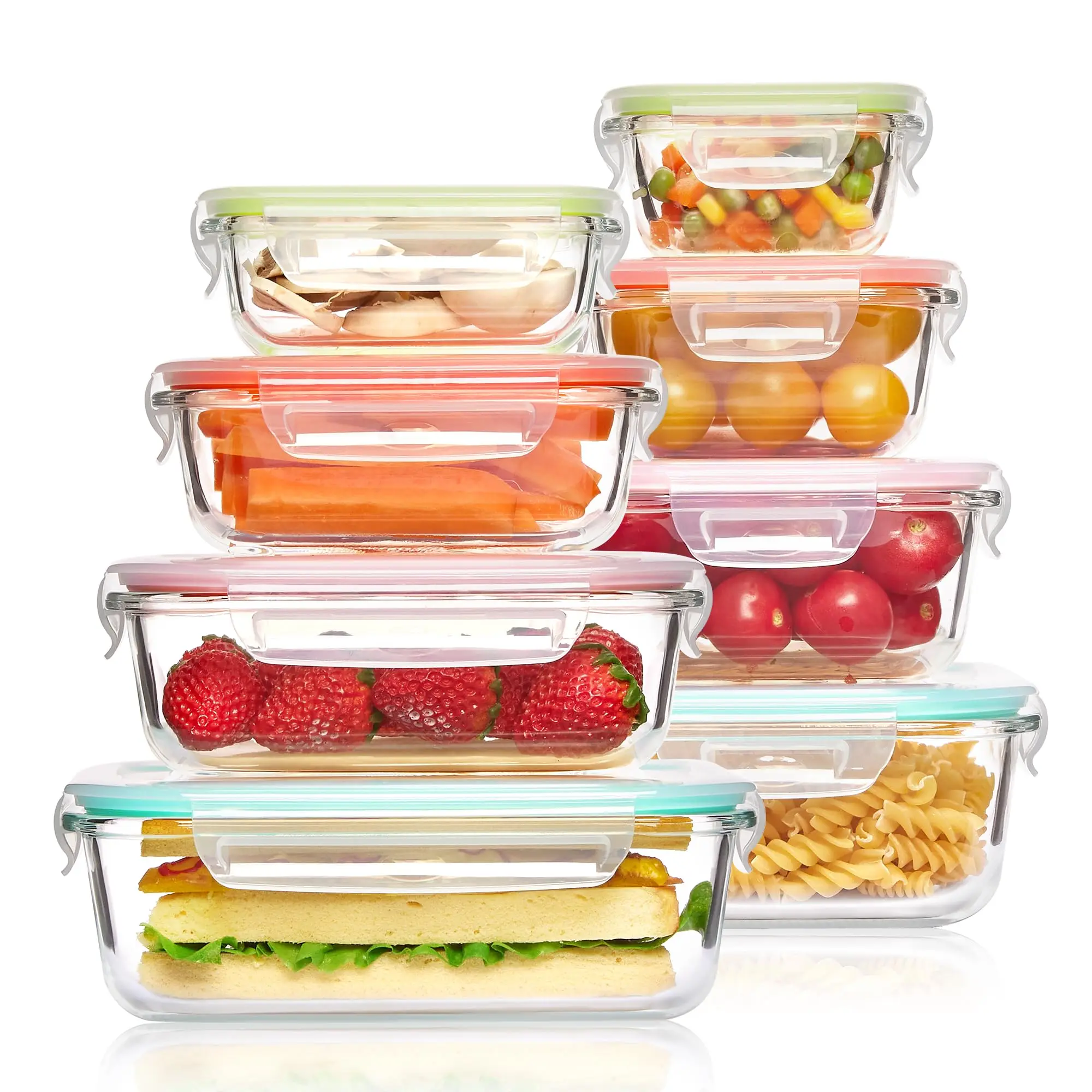 Glass Lunch Box Food Storage C - Glass Meal Prep Container recension och pris