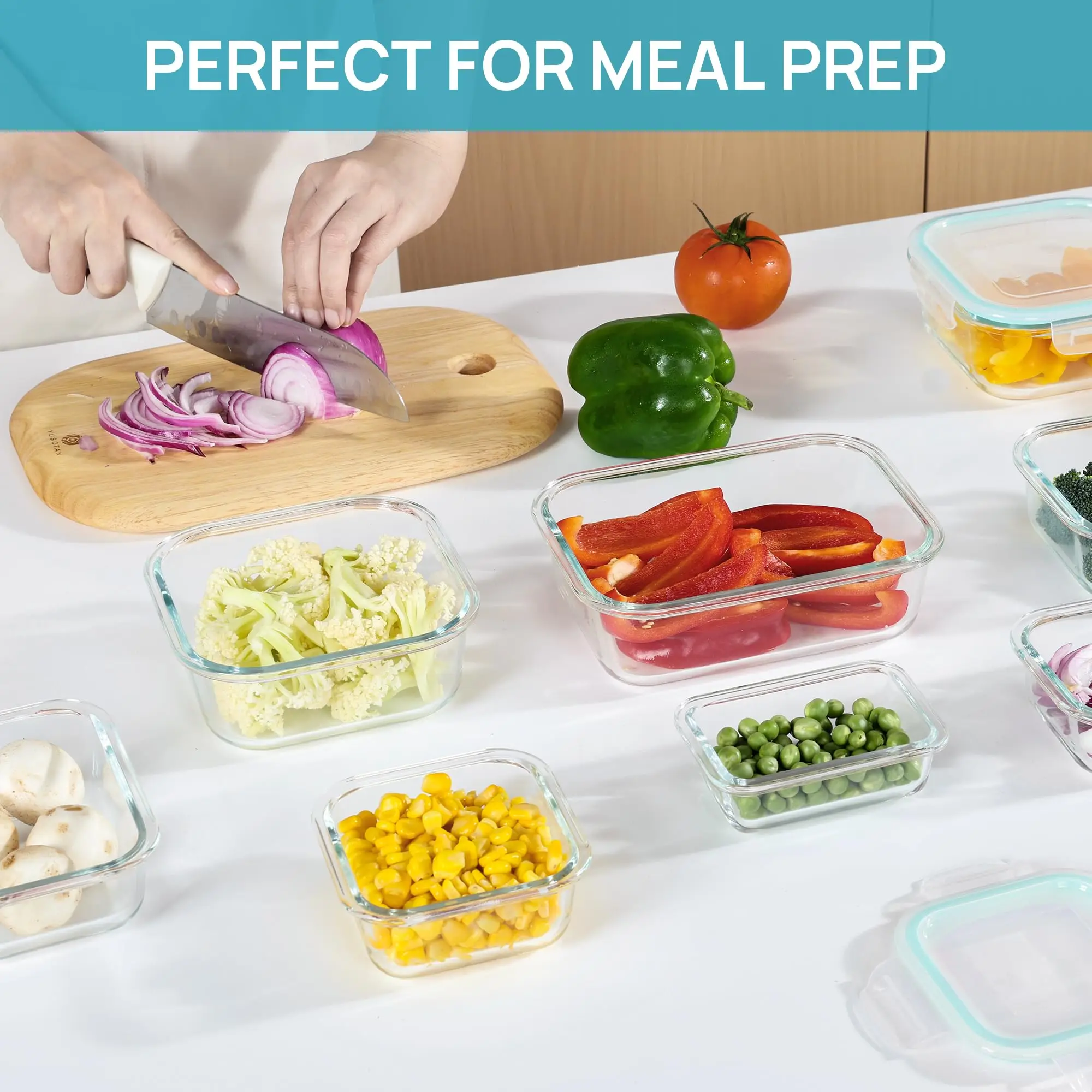 Glass Lunch Box Food Storage C - Glass Meal Prep Container recension och pris