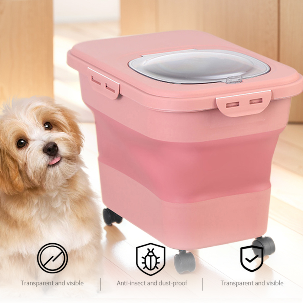 Collapsible Dry Cat Food Box 2 - Food Storage Box Large recension och pris
