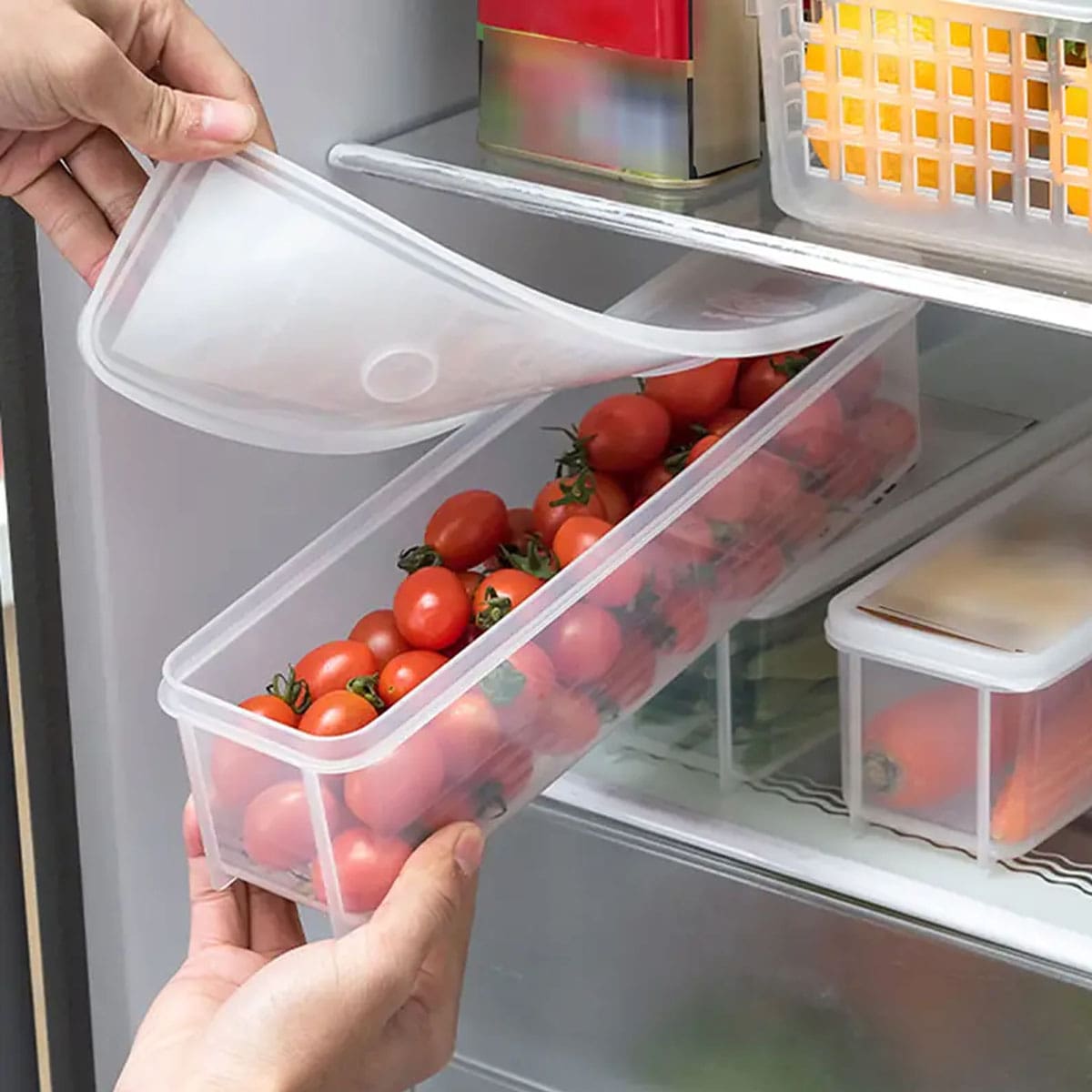 1 Plastic Transparent Storage  - Food Storage Cupboard recension och pris