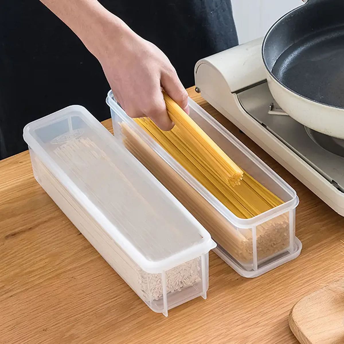 1 Plastic Transparent Storage  - Food Storage Cupboard recension och pris